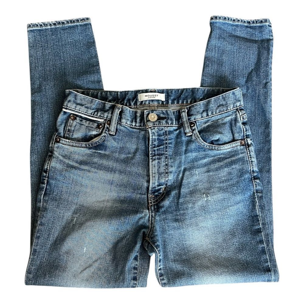 Moussy Men’s Blue Denim Jeans